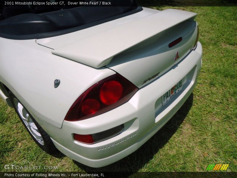 Dover White Pearl / Black 2001 Mitsubishi Eclipse Spyder GT