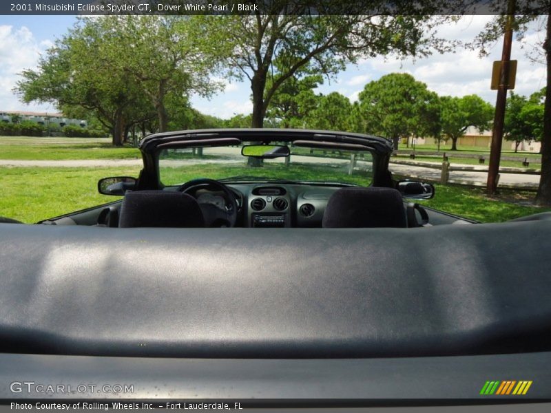 Dover White Pearl / Black 2001 Mitsubishi Eclipse Spyder GT