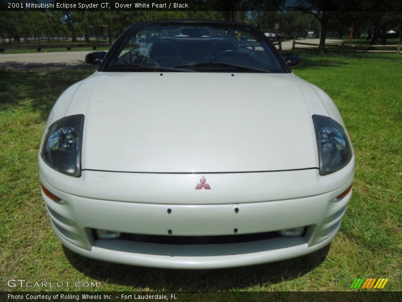 Dover White Pearl / Black 2001 Mitsubishi Eclipse Spyder GT