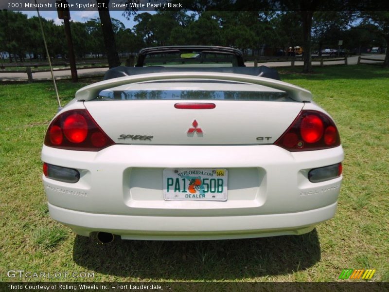 Dover White Pearl / Black 2001 Mitsubishi Eclipse Spyder GT