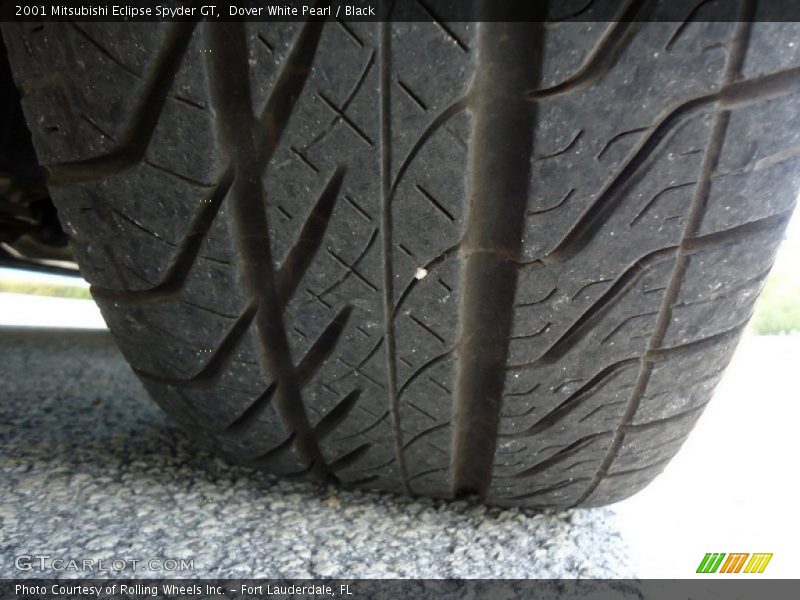 Dover White Pearl / Black 2001 Mitsubishi Eclipse Spyder GT
