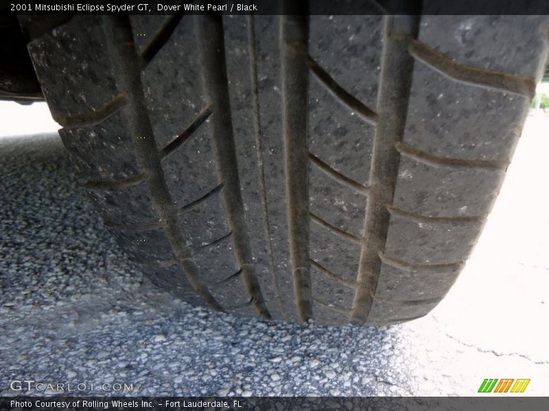 Dover White Pearl / Black 2001 Mitsubishi Eclipse Spyder GT