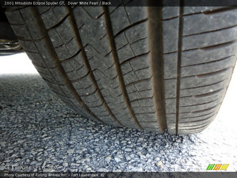 Dover White Pearl / Black 2001 Mitsubishi Eclipse Spyder GT