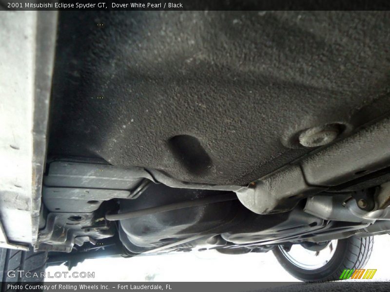 Dover White Pearl / Black 2001 Mitsubishi Eclipse Spyder GT