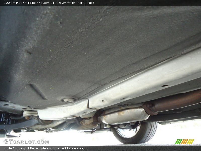 Dover White Pearl / Black 2001 Mitsubishi Eclipse Spyder GT