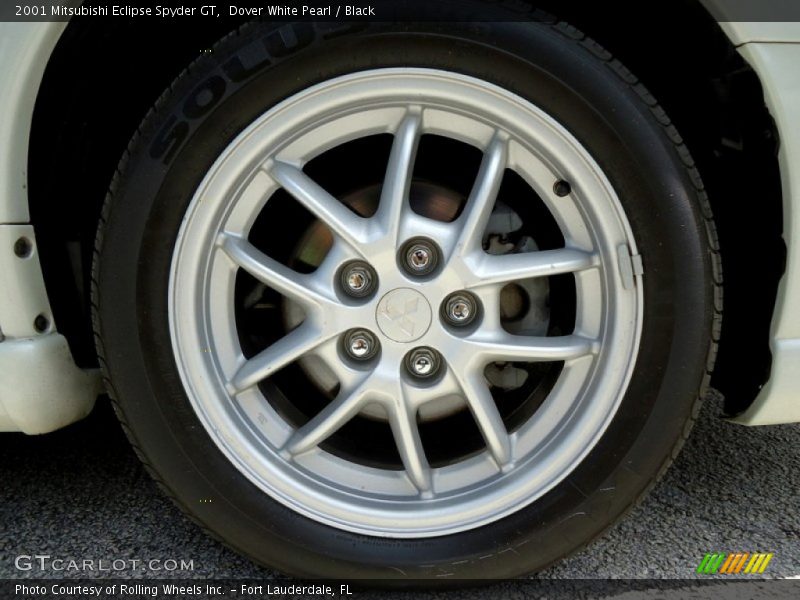 Dover White Pearl / Black 2001 Mitsubishi Eclipse Spyder GT