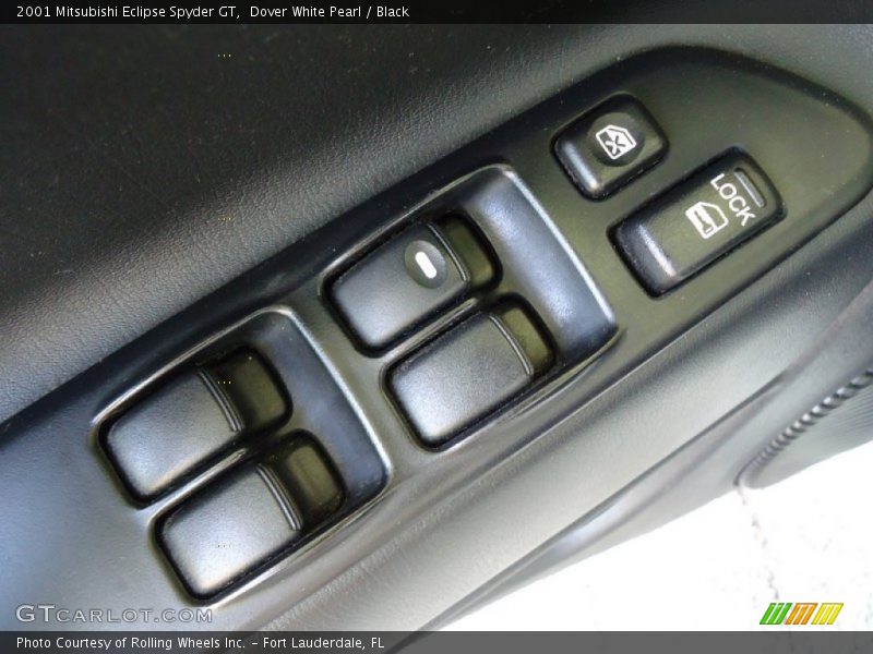 Dover White Pearl / Black 2001 Mitsubishi Eclipse Spyder GT
