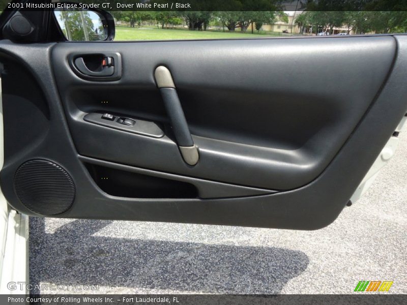 Dover White Pearl / Black 2001 Mitsubishi Eclipse Spyder GT