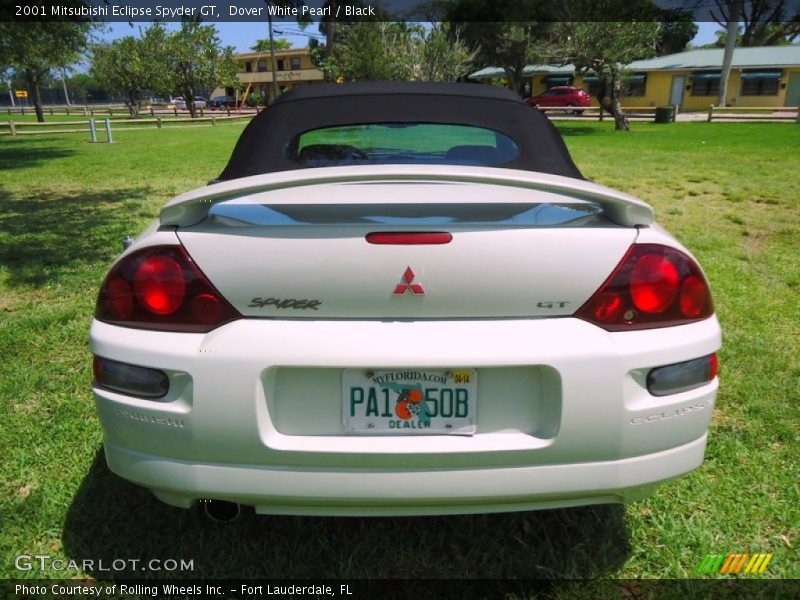 Dover White Pearl / Black 2001 Mitsubishi Eclipse Spyder GT