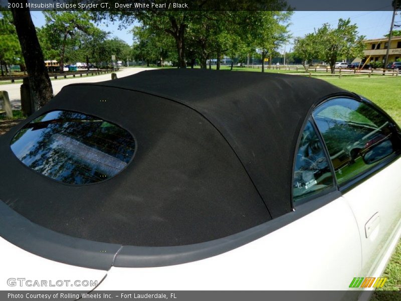 Dover White Pearl / Black 2001 Mitsubishi Eclipse Spyder GT