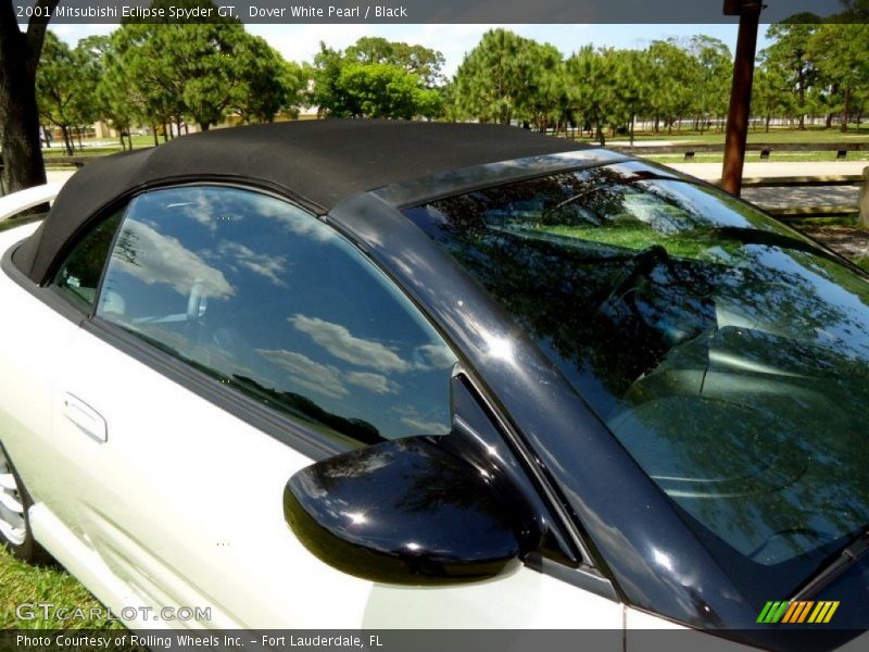 Dover White Pearl / Black 2001 Mitsubishi Eclipse Spyder GT