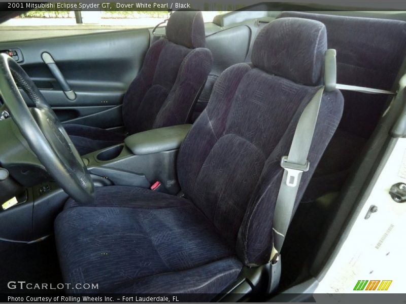Dover White Pearl / Black 2001 Mitsubishi Eclipse Spyder GT