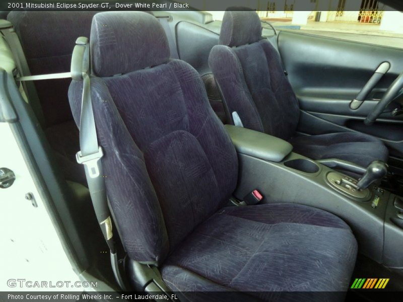 Dover White Pearl / Black 2001 Mitsubishi Eclipse Spyder GT