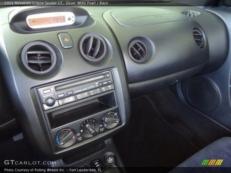 Dover White Pearl / Black 2001 Mitsubishi Eclipse Spyder GT
