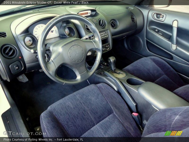 Dover White Pearl / Black 2001 Mitsubishi Eclipse Spyder GT