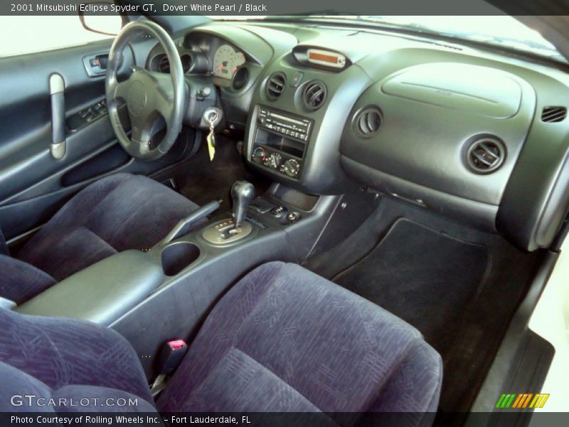 Dover White Pearl / Black 2001 Mitsubishi Eclipse Spyder GT
