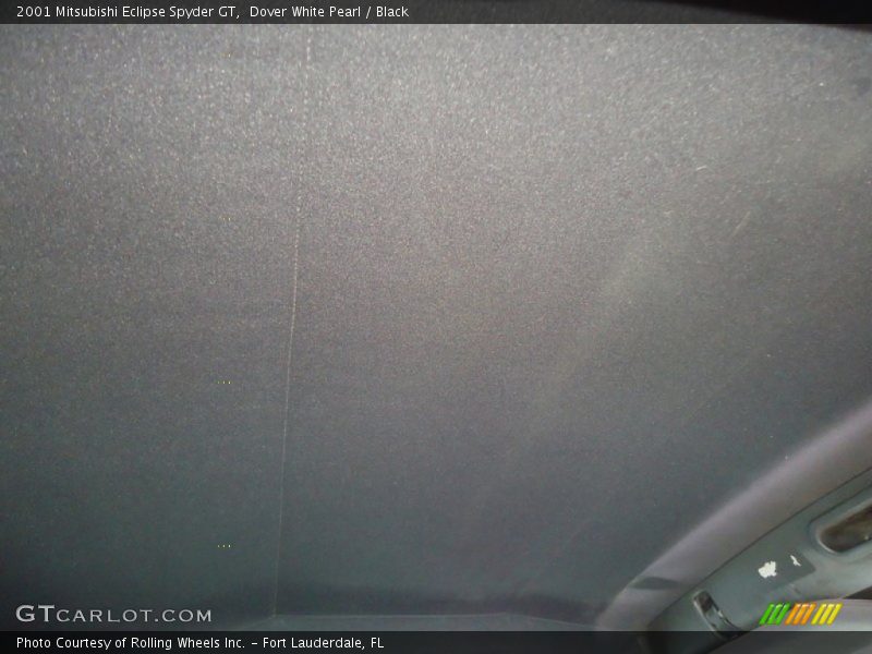 Dover White Pearl / Black 2001 Mitsubishi Eclipse Spyder GT