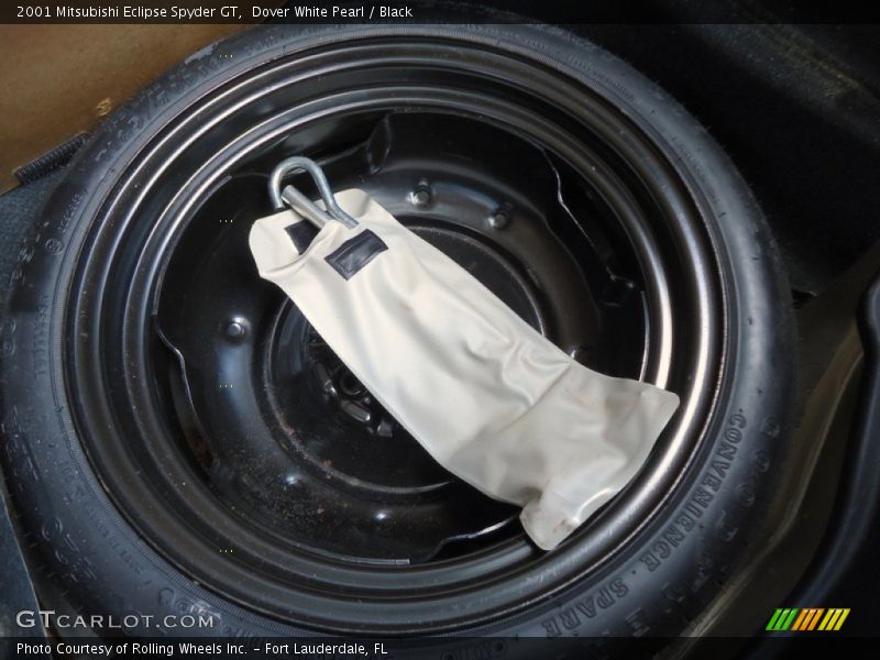 Dover White Pearl / Black 2001 Mitsubishi Eclipse Spyder GT