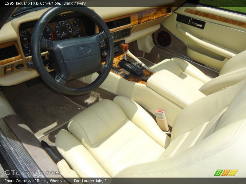 Ivory Interior - 1995 XJ XJS Convertible 