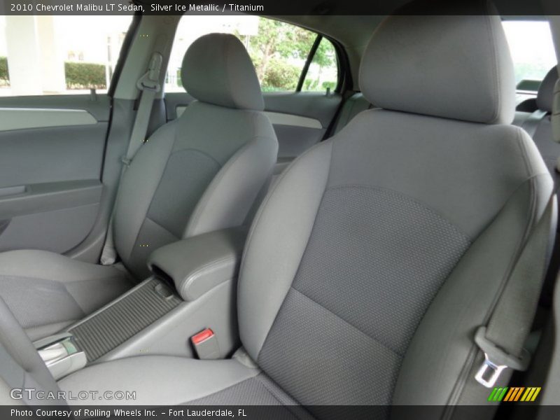 Silver Ice Metallic / Titanium 2010 Chevrolet Malibu LT Sedan