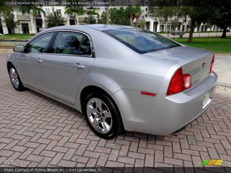 Silver Ice Metallic / Titanium 2010 Chevrolet Malibu LT Sedan