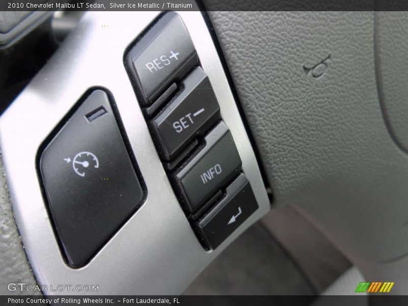 Silver Ice Metallic / Titanium 2010 Chevrolet Malibu LT Sedan