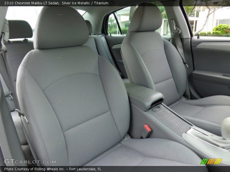 Silver Ice Metallic / Titanium 2010 Chevrolet Malibu LT Sedan