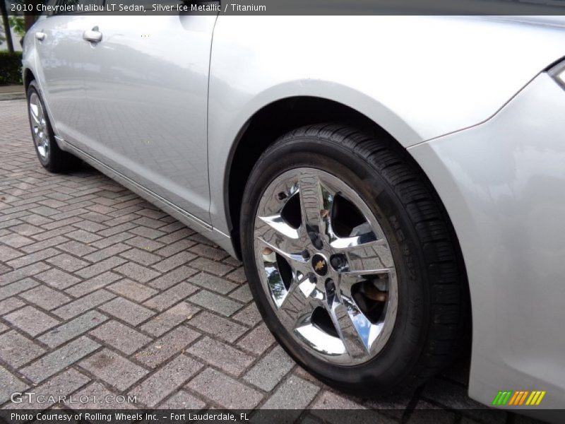 Silver Ice Metallic / Titanium 2010 Chevrolet Malibu LT Sedan