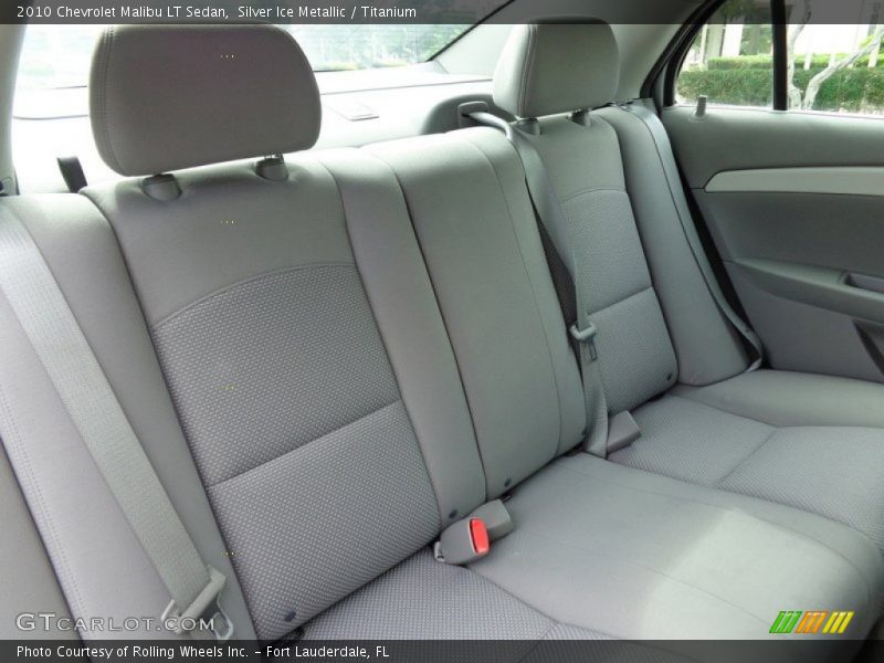 Silver Ice Metallic / Titanium 2010 Chevrolet Malibu LT Sedan