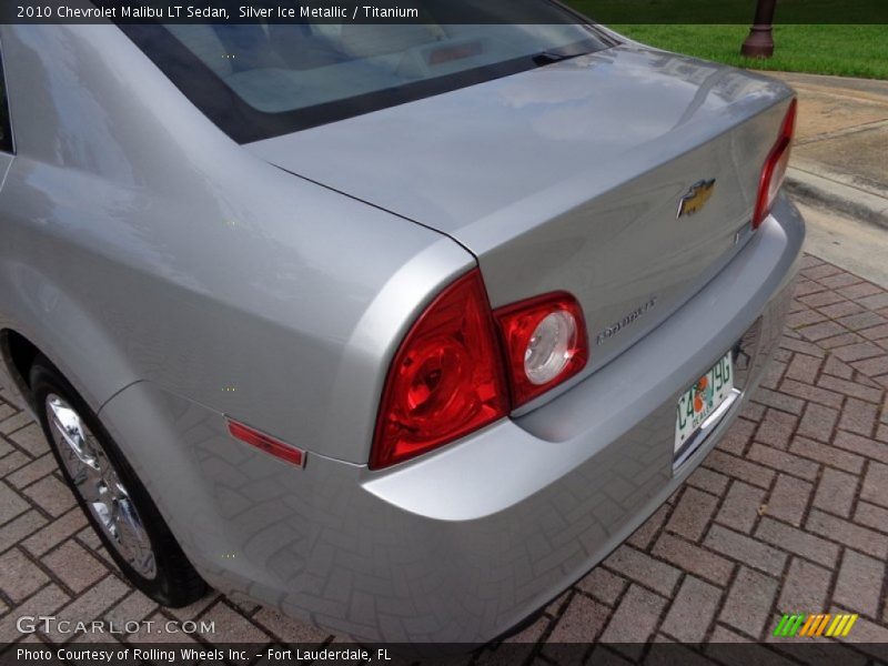 Silver Ice Metallic / Titanium 2010 Chevrolet Malibu LT Sedan