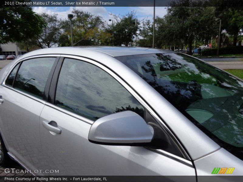 Silver Ice Metallic / Titanium 2010 Chevrolet Malibu LT Sedan