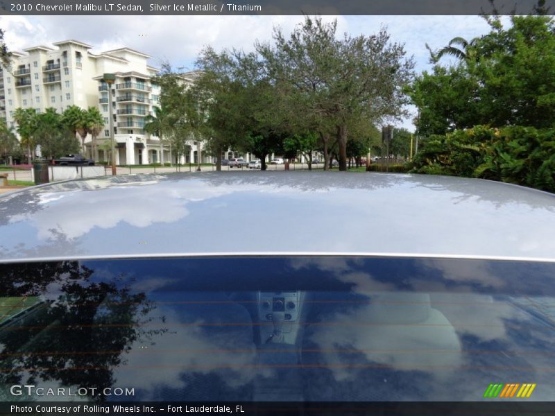 Silver Ice Metallic / Titanium 2010 Chevrolet Malibu LT Sedan