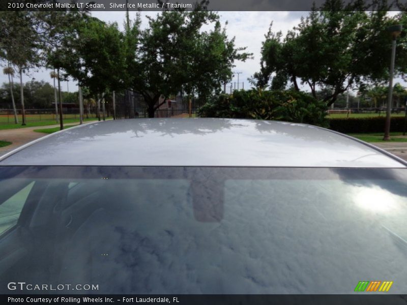 Silver Ice Metallic / Titanium 2010 Chevrolet Malibu LT Sedan