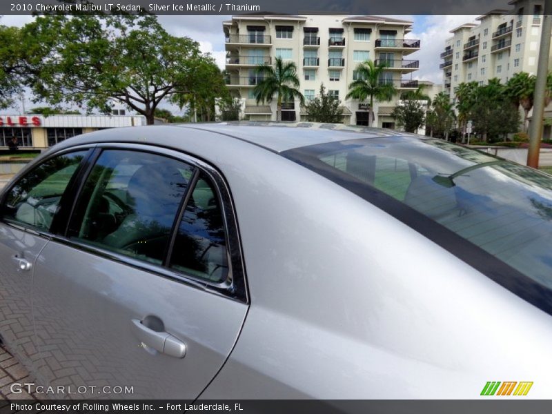 Silver Ice Metallic / Titanium 2010 Chevrolet Malibu LT Sedan
