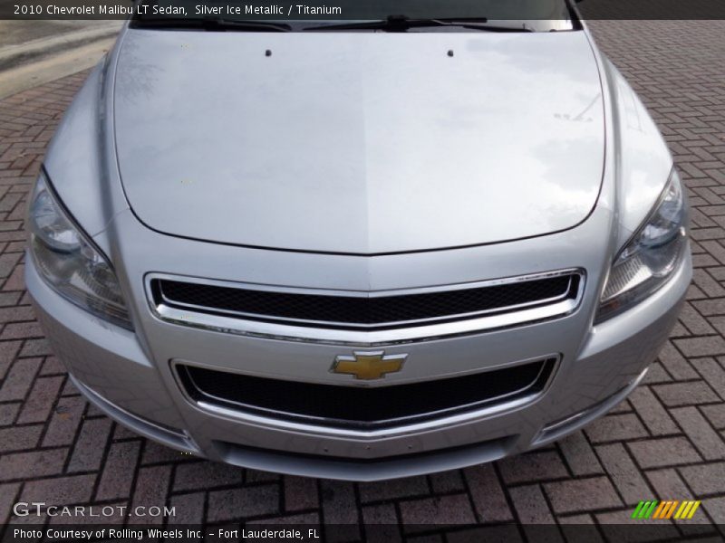 Silver Ice Metallic / Titanium 2010 Chevrolet Malibu LT Sedan