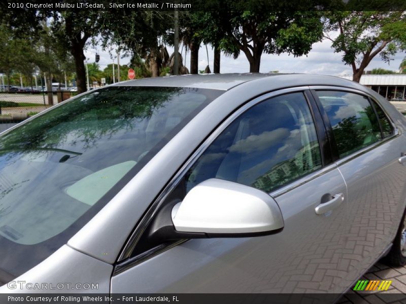Silver Ice Metallic / Titanium 2010 Chevrolet Malibu LT Sedan