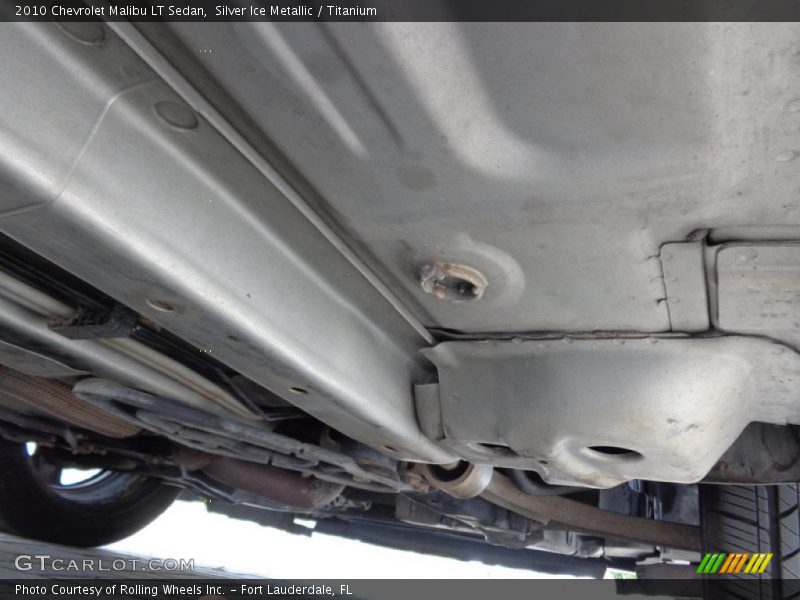 Undercarriage of 2010 Malibu LT Sedan