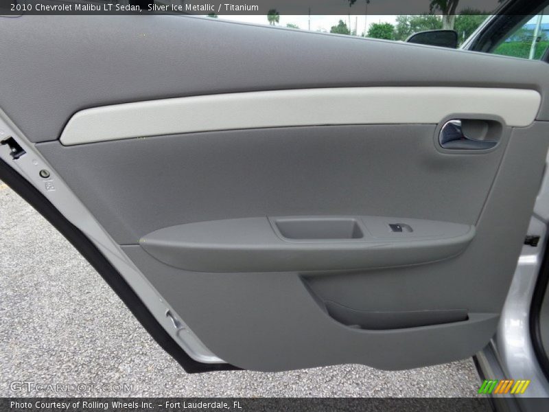 Silver Ice Metallic / Titanium 2010 Chevrolet Malibu LT Sedan
