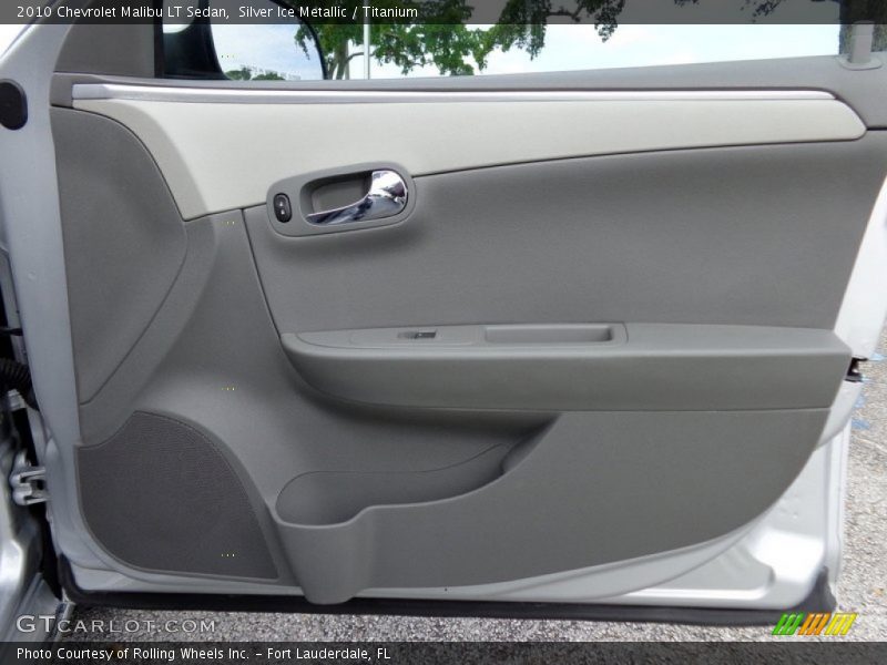 Silver Ice Metallic / Titanium 2010 Chevrolet Malibu LT Sedan
