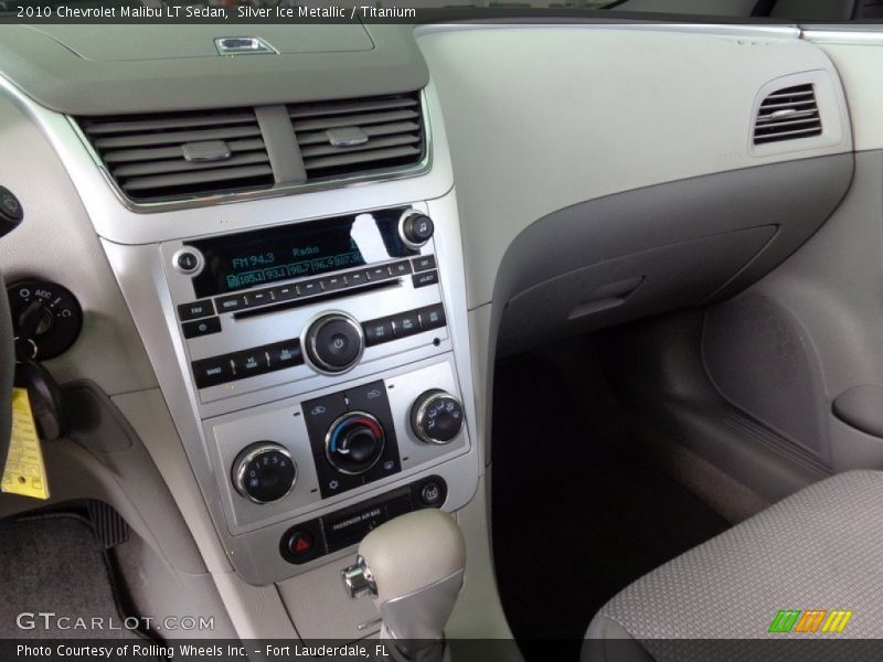 Silver Ice Metallic / Titanium 2010 Chevrolet Malibu LT Sedan