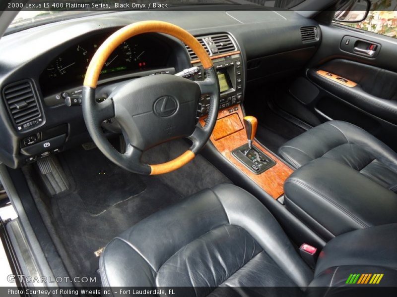  2000 LS 400 Platinum Series Black Interior