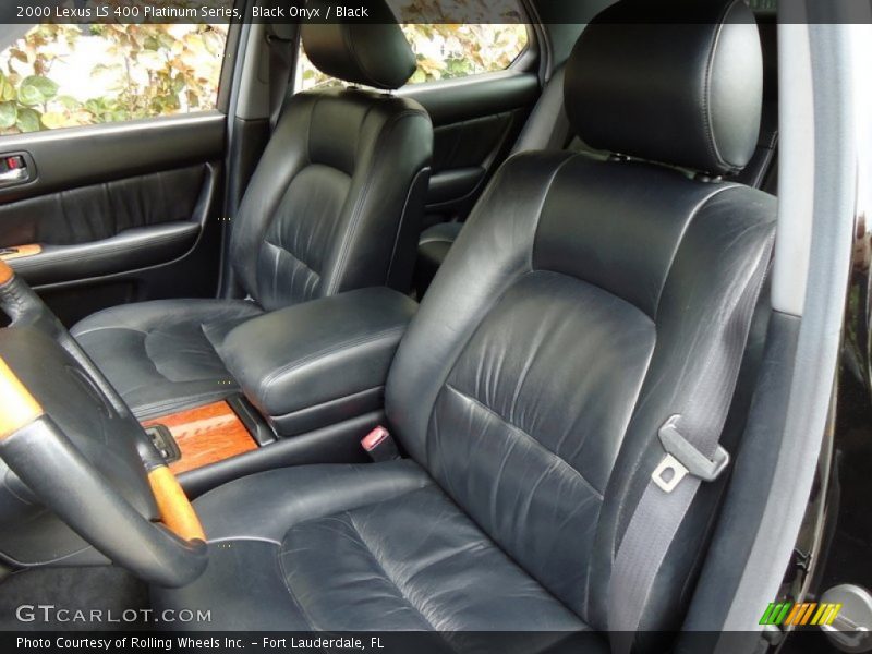 Front Seat of 2000 LS 400 Platinum Series