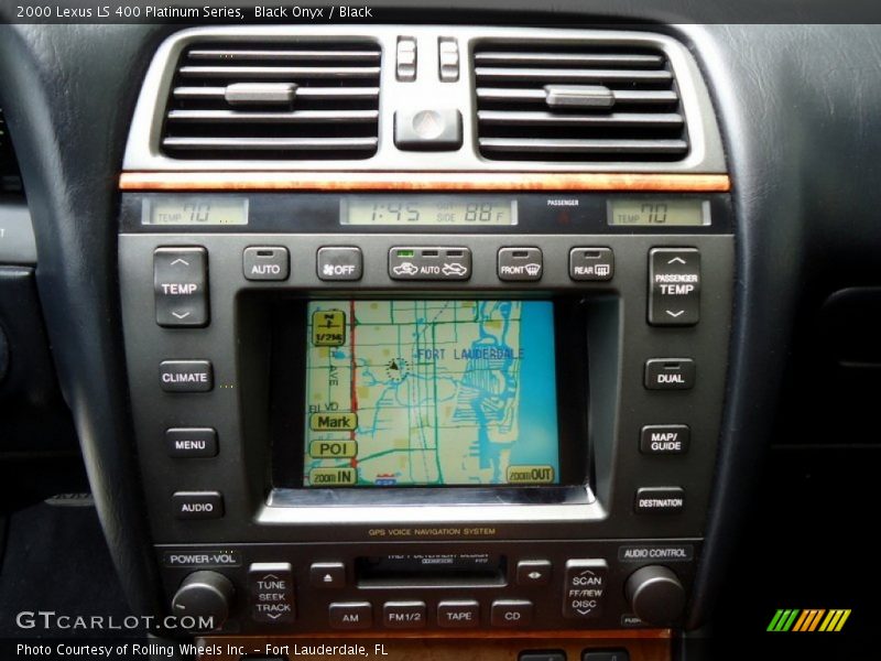 Controls of 2000 LS 400 Platinum Series