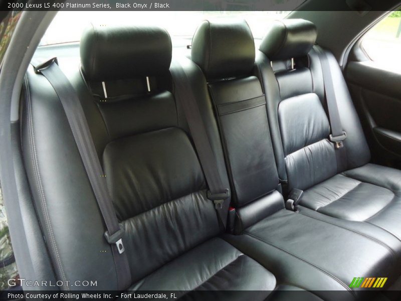 Rear Seat of 2000 LS 400 Platinum Series