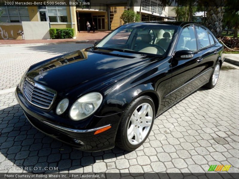 Black / Java 2003 Mercedes-Benz E 500 Sedan