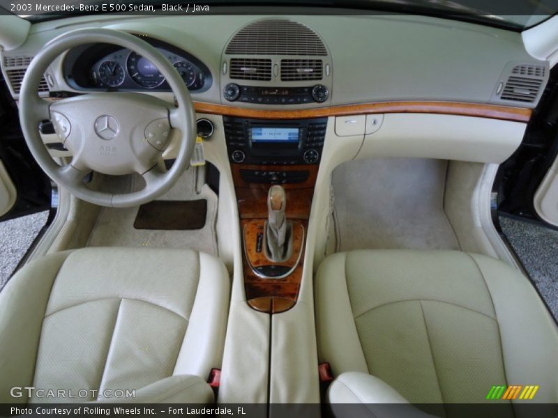 Black / Java 2003 Mercedes-Benz E 500 Sedan