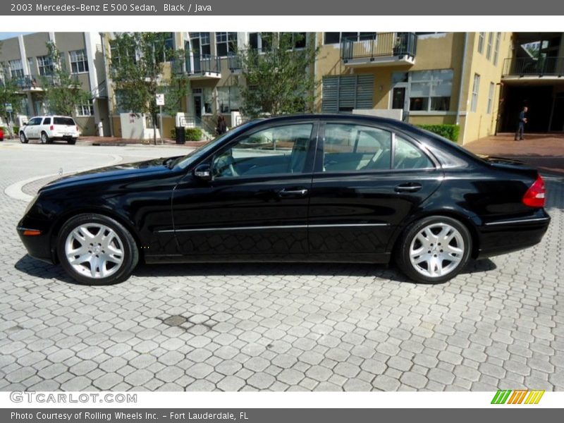 Black / Java 2003 Mercedes-Benz E 500 Sedan