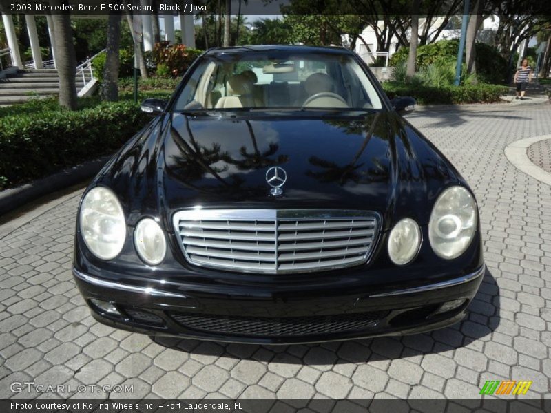 Black / Java 2003 Mercedes-Benz E 500 Sedan