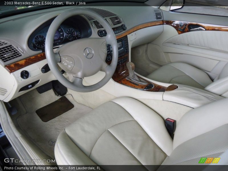 Black / Java 2003 Mercedes-Benz E 500 Sedan