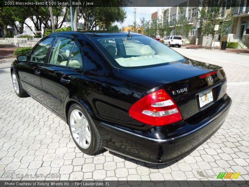 Black / Java 2003 Mercedes-Benz E 500 Sedan